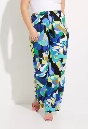 Abstract Print Pants