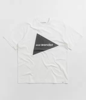 and wander Logo T-Shirt - White