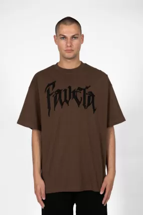 BOLT FLEECE COFFEE BROWN T-SHIRT