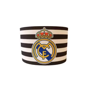 Brazalete de Capitán Escudo Adulto Blanco y Negro