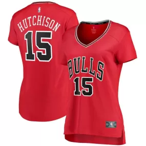 Chicago Bulls Chandler Hutchison Fanatics Branded Fast Break Player Icon Jersey Womens - Red | Ireland P5534U2