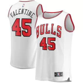 Chicago Bulls Denzel Valentine Fanatics Branded Fast Break Player Association Jersey Kids - White | Ireland X4397L4