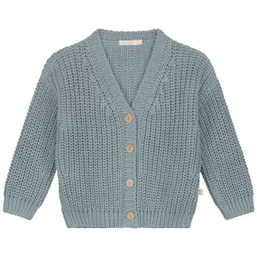 Chunky Knitted Cardigan – ocean