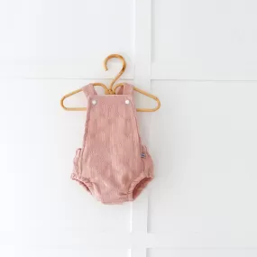 EMBROIDERED muslin romper