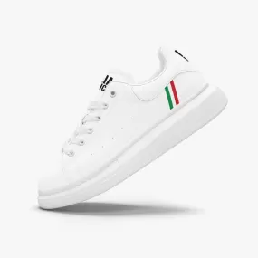 Italian Stripe | Leather Oversized Sneakers - Italia District