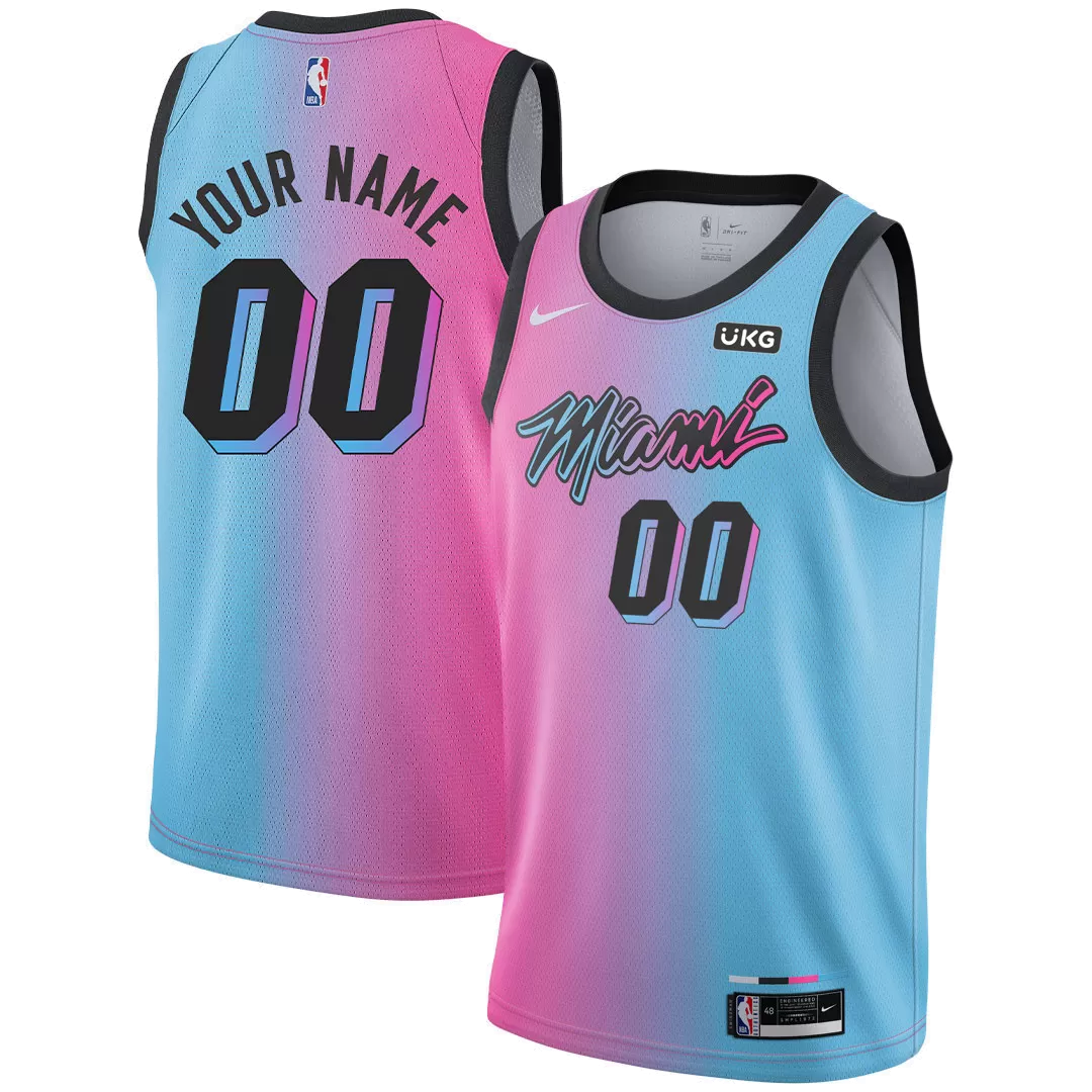 Personalized Nike Miami HEAT ViceVersa Youth Swingman Jersey