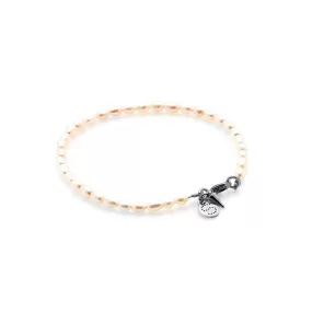 Sofia / Anklet / Pearl   Silver