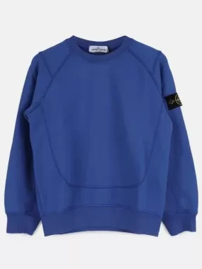 Stone Kids Wappen Patch Round Neck Sweatshirt Blue 751660646 V0022 270422 1063549