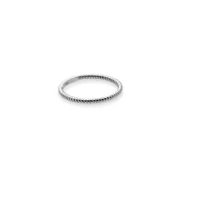 Superfine / Mini Rope Ring / Silver