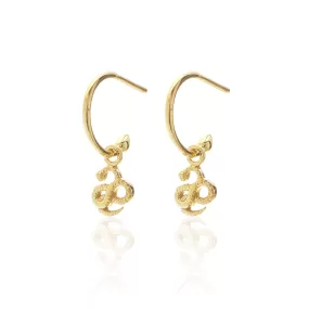 Superfine / Serpent Hoops / Gold