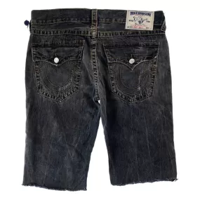 True Religion big stitch denim shorts W38