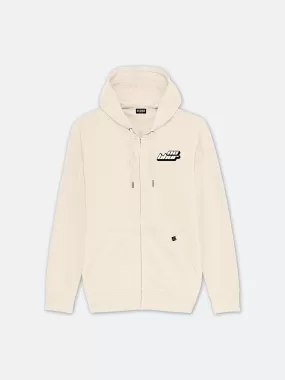 Womens Future Zipped Hoodie (Cream)