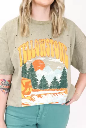 Yellowstone Distressed Graphic Tee